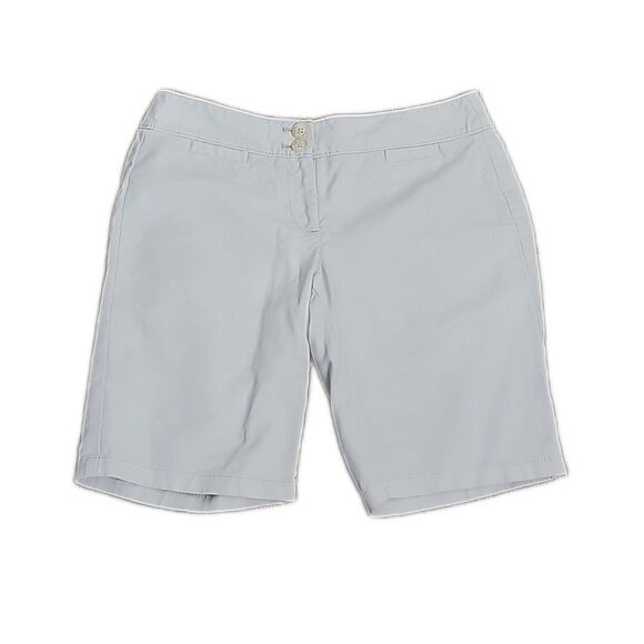 Ann Taylor Signature Fit Bermuda Shorts ~ Sz 2P ~ Lower on Waist ~ Beige - Picture 1 of 4